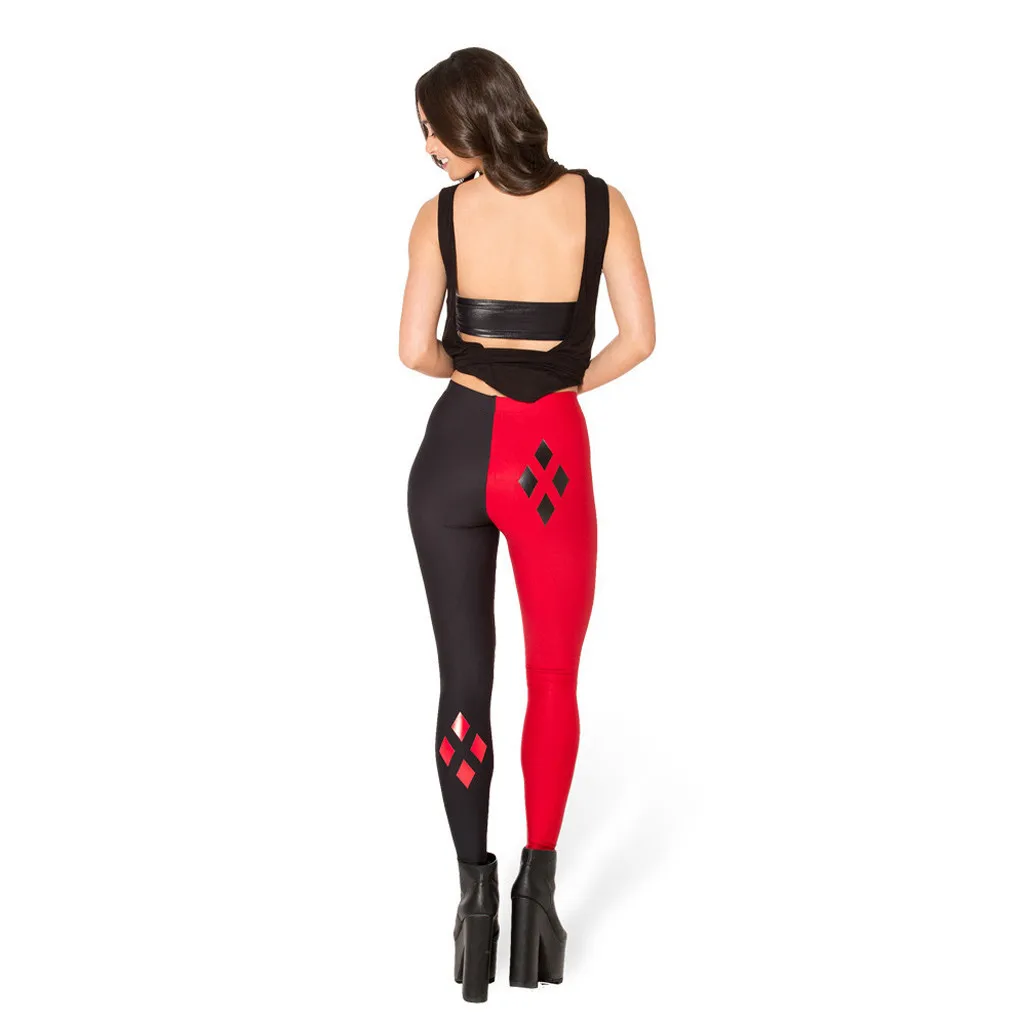 Legging Fitness Womens Fashion Patchwork Push Up Skinny Pencil Pants High Waist Elasticity Trousers Christmas Winter Jeggings