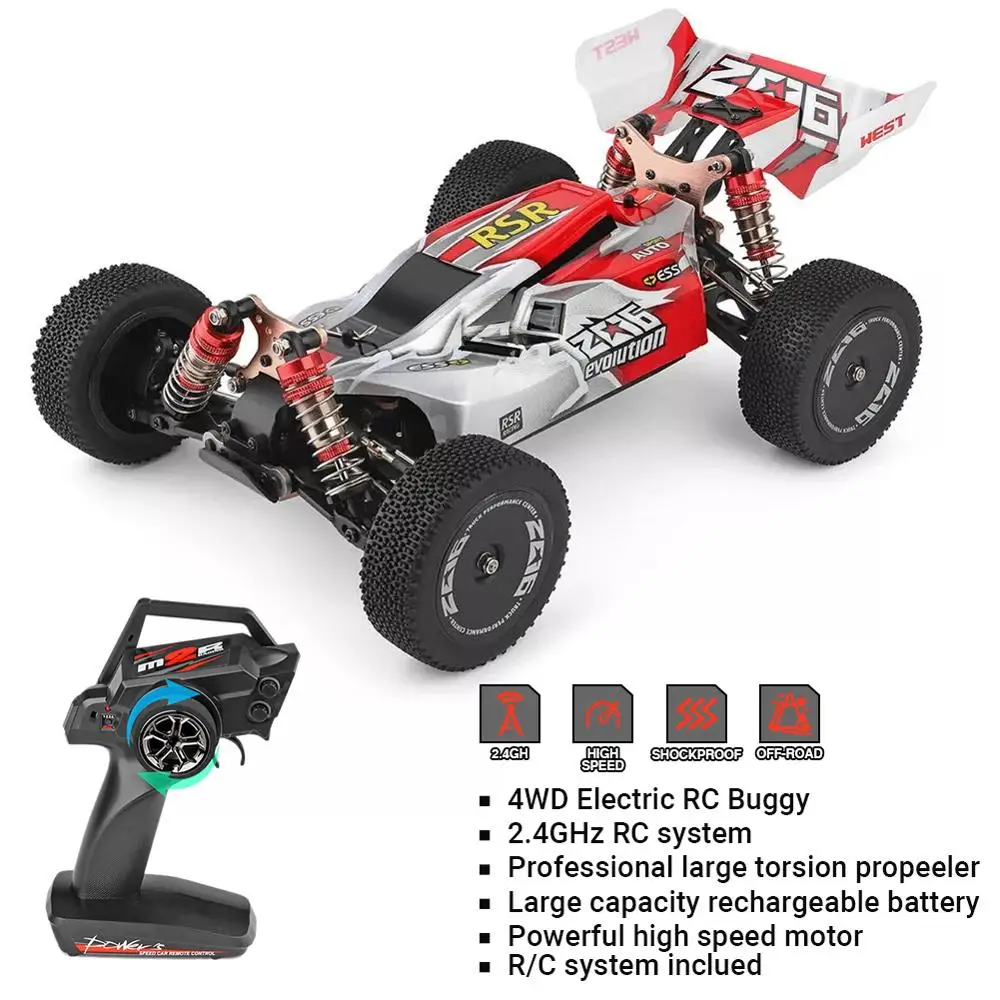 WLtoys 1/14 144001 RC Car Scale Drift Racing Car RTR 2.4GHz 4WD Metal Chassis Shaft Ball Bearing Gear Hydraulic Shock Absober WLtoys 1/14 144001 RC Car Scale Drift Racing Car RTR 2.4GHz 4WD Metal Chassis Shaft Ball Bearing Gear Hydraulic Shock Absober