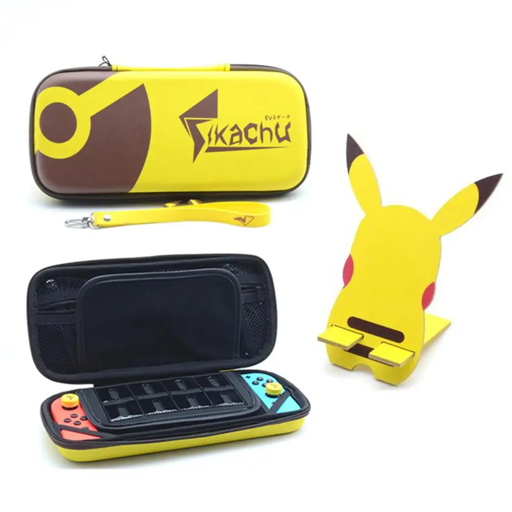 Чехол для nintendo Switch Pikachu nitendo switch Storgage, сумка для игровой консоли, многофункциональная коробка для хранения, жесткая компрессионная сумка Eva A8