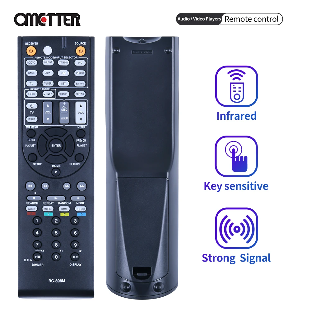 Подходит для Onkyo AV домашний кинотеатр дистанционный пульт RC-898M TX-NR5008 TX-NR709 TX-NR646