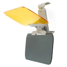 2-в-1 автомобильный солнцезащитный козырек с антибликовым покрытием окуляр микроскопа дневной и ночной режимы неослепляющего света автомобиля Защита от солнца HD ослепительно очки для вождения, зеркальные очки УФ раза откидной HD