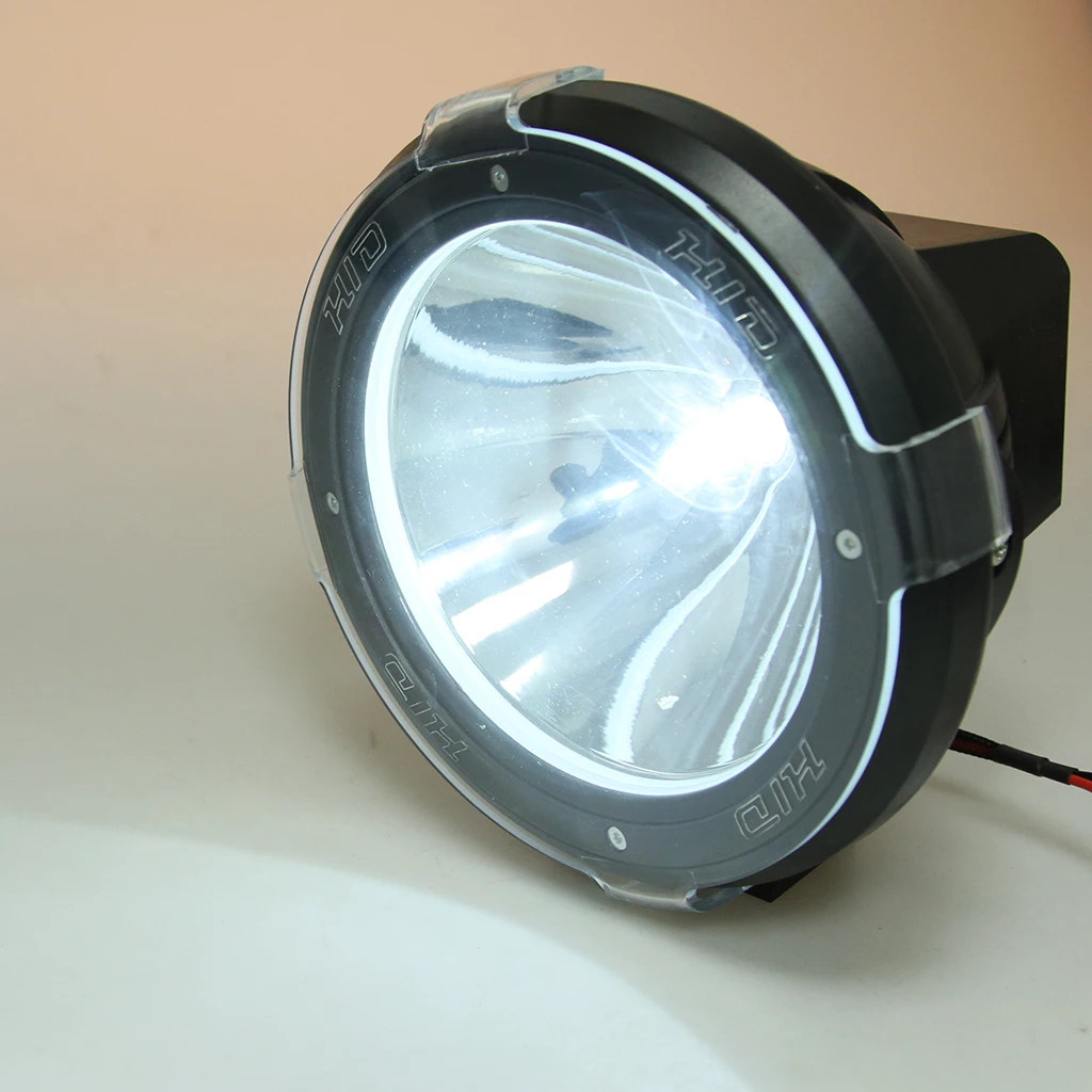 7 ''100 W 12V HID ксенон грузовик Наводнение Светодиодный светильник внедорожник Противотуманные фары дальнего света светильник черного цвета