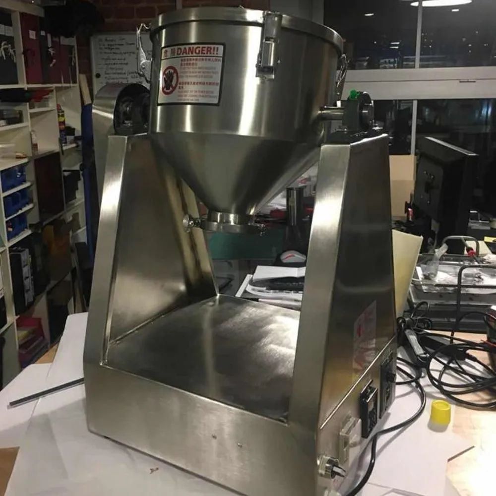 Rotary Cone Chemical Dry Powder Mixing Machine Blender Mixer Powder Chemical Additive Food Maize Mixer