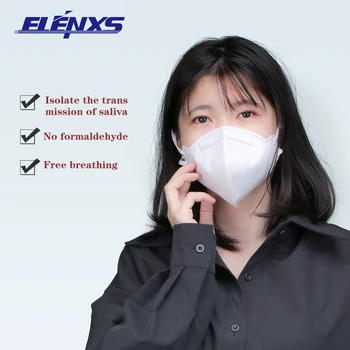 

10 Pcs KN95 Mask 95% Filter Cotton Face Mouth Mask Anti Bacterial Dust Protection 3 Against Masks Same Protective as KF94 FFP2