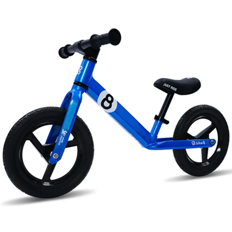 Синий Bike8R король кривых Детей Баланс Велосипед беспедальный безопасный лет ребенок безопасный велосипед ребенок скользящий велосипед 2,3 кг - Цвет: Синий