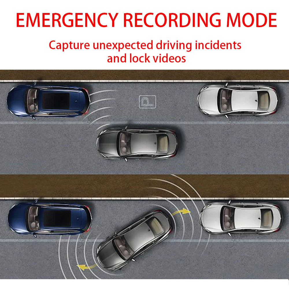 WIFI Wireless Car DVR Dash Cam Voice Control 1080P WiFi ADAS HD Night Vision Vehicle Driving Recorder Dashcam Registrar Camera
