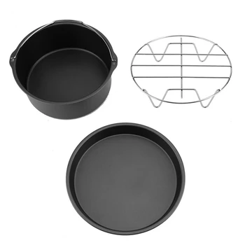 

3M USB Male to XLR Female Microphone USB MIC Link Cable & 7 Inch Fryer Accessory Parts Bread Shelf Cake Barrel Pizza Pan