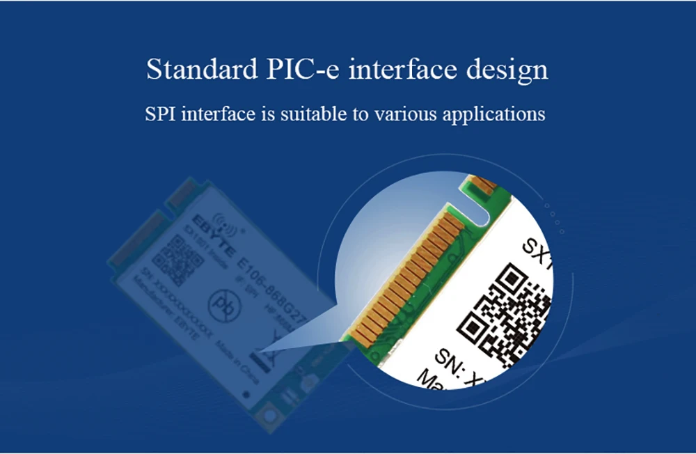 LoRa SX1301 ворота модуль 433 МГц SPI интерфейс 27dBm E106-470G27P дальние расстояния 5 км беспроводной приемопередатчик