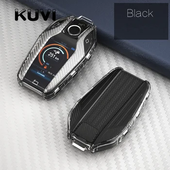 

TPU Car Fully Key Case Carbon Grain Key Cover Case for BMW 5 7 series G11 G12 G30 G31 G32 i8 I12 I15 G01 X3 G02 X4 G05 X5 G07 X7