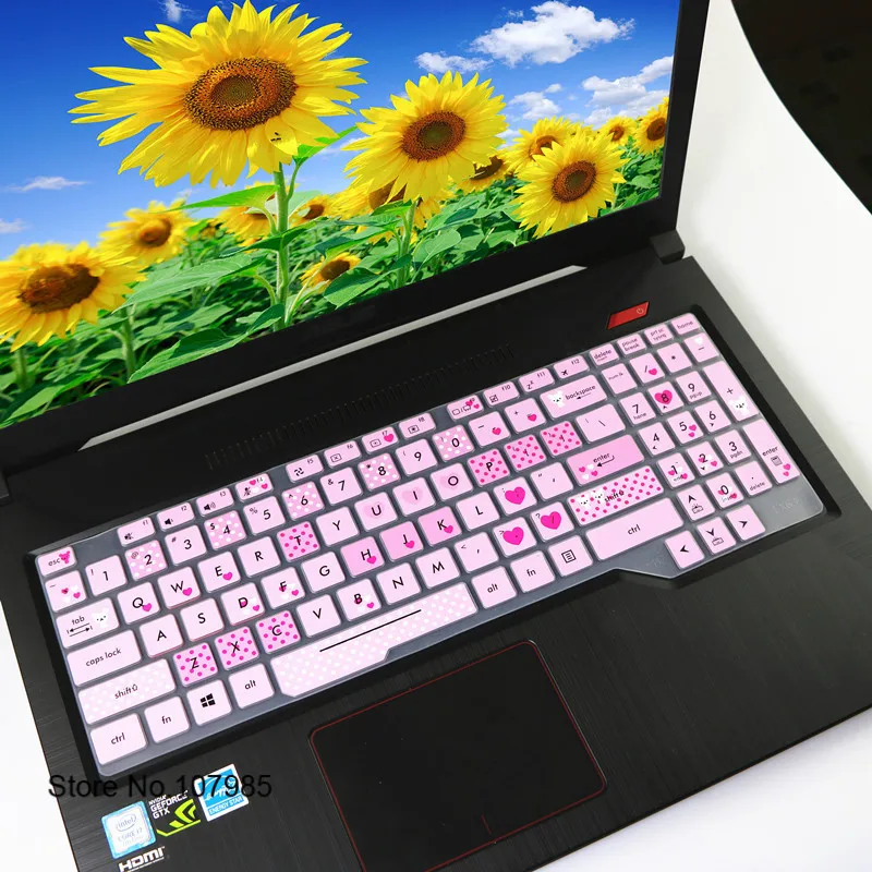 Bear 15,6 дюймов Клавиатура для ноутбука Обложка протектор для Asus ROG FX63VD ROG STRIX GL503VD GL503VS GL503VM GL503 FX63 FX503VD FX63VD7700 - Цвет: Bear