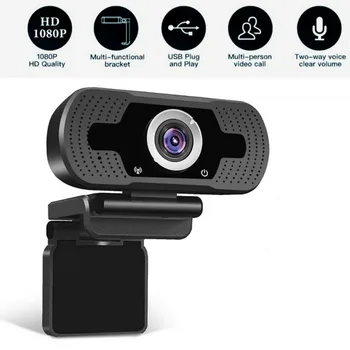 

HD 1080P Webcam 30fps Autofocus Web Camera Desktop with Mic for Webcast Conference Cam For PC Laptop Computer online meeting
