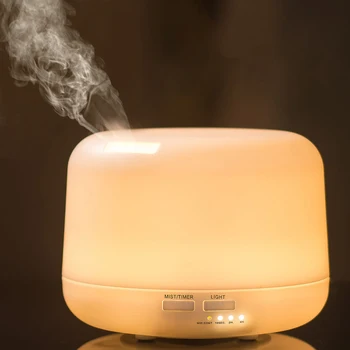 

Air Aroma Diffuser Ultrasonic Humidifier Oil Aroma Diffuser Home Led Light Electric Aromatherapy Essential