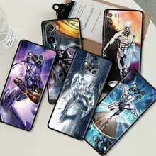 

MARVEL Soft Capas for Xiaomi Mi Poco X3 NFC M3 Phone Case Pocophone F1 F3 GT For Redmi K40 Pro Mi 11 Lite Silver Surfer