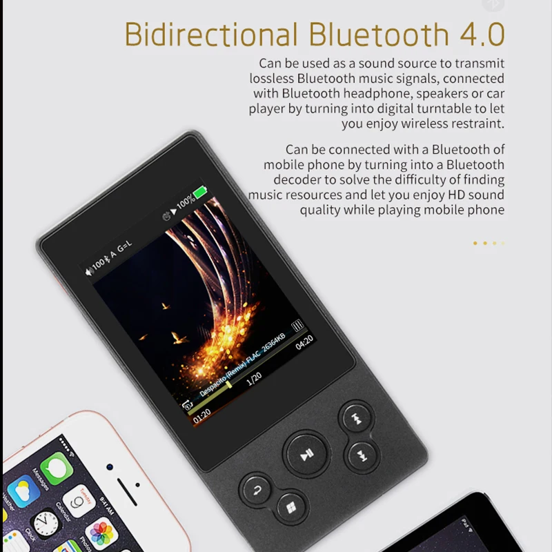 Xduoo X3 II X3II DSD Lossless Mp3 Player Bluetooth