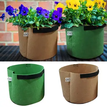 

Gallon Garden Plant seeding Grow Bags Vegetable Flower Pot Planter DIY Potato Garden Pot Plant Growing bag tools