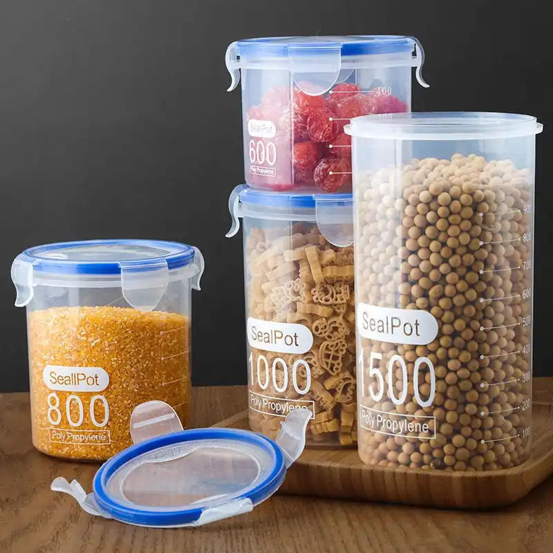 ドライ気密食品保存容器スタッカブルキッチンパントリー穀物小麦粉容器気密食品収納 Bottles Jars Boxes Aliexpress ドライ気密食品保存容器スタッカブルキッチンパントリー穀物小麦粉容器気密食品収納 Bottles Jars Boxes Aliexpress