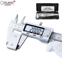 Pied à coulisse en métal de 0 à 150mm, Vernier en acier inoxydable, règle micrométrique électronique, outil de mesure de profondeur, Instrument de jauge