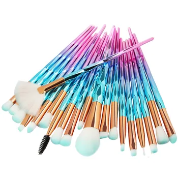 Rainbow Makeup Brushes Set