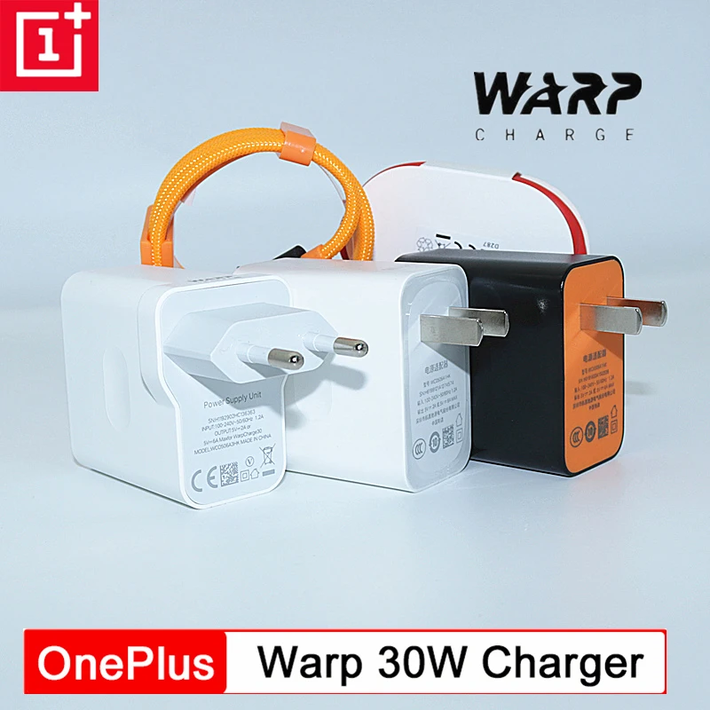 Oneplus 7t charger Original Mclaren Warp 30W USB Dash power Adapter Type c cable For oneplus 6 6t 7 pro 7T Pro 5 5t 3 3t | Мобильные