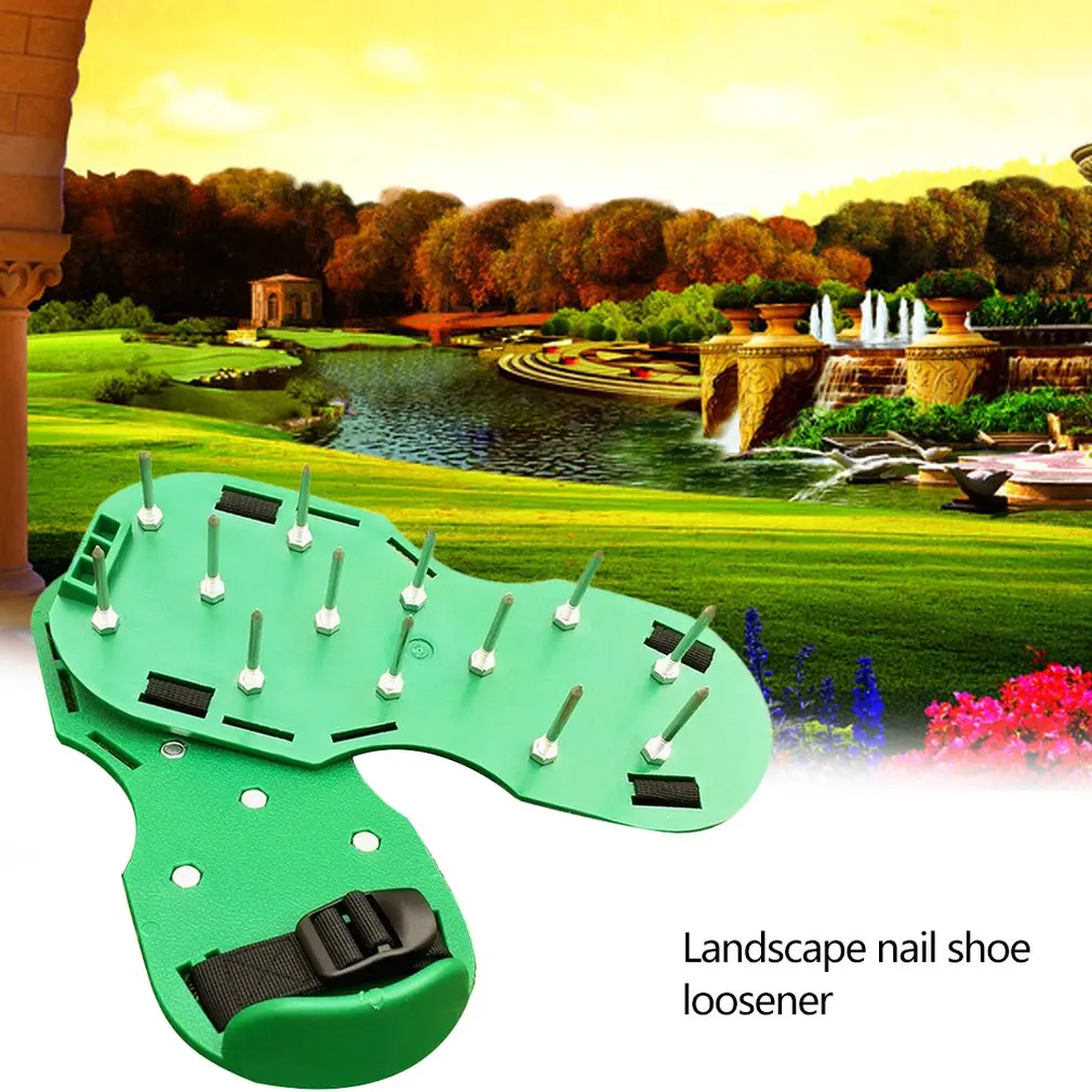 Lawn spikes Lawn Aerator shoes garden nails garden tools loose soil shoes ripper portable durable convenient Lawn spikes Lawn Aerator shoes garden nails garden tools loose soil shoes ripper portable durable convenient