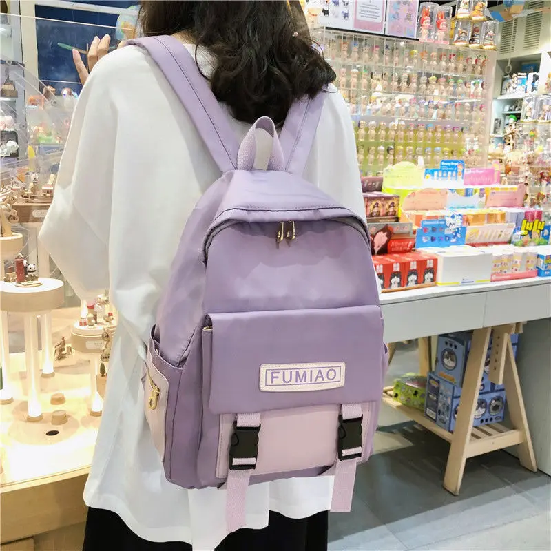

Fresh Teenage School Bags for Girls Backpack Women Bookbags Student Teen Schoolbag Female College Style Campus Bag School 2020