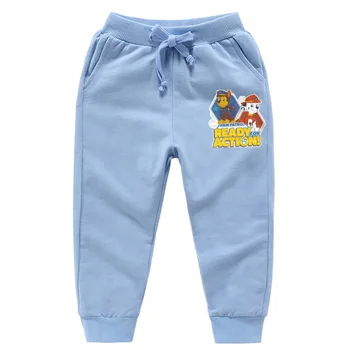 

boys and girls long pants summer cotton trousers kids pants cute cartoon print fashion casual children's clothing