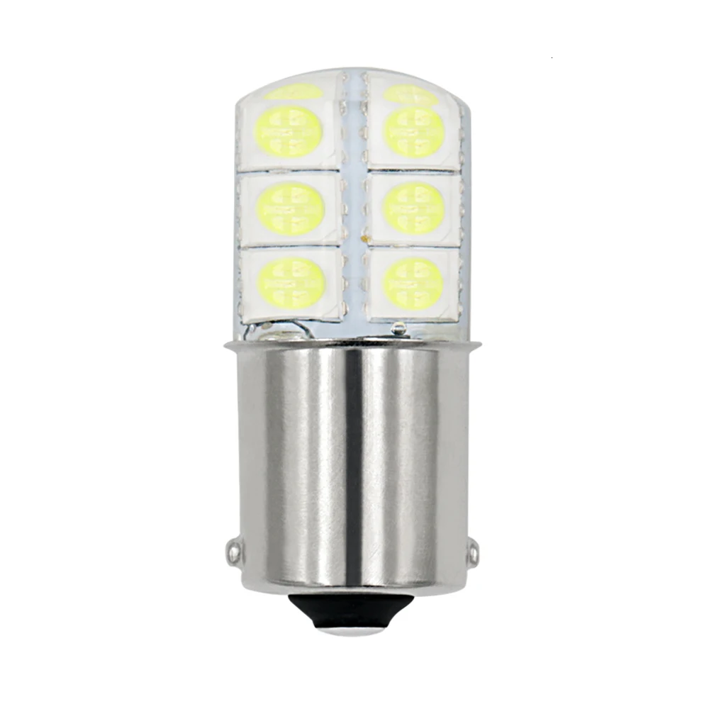 2 шт. автомобильный 1156 COB светодиодный светильник 1156 BA15S P21W 5050 Smd 12 Led авто Стоп сигнал поворота лампы хрустальные лампы Led 12V парковка стиль