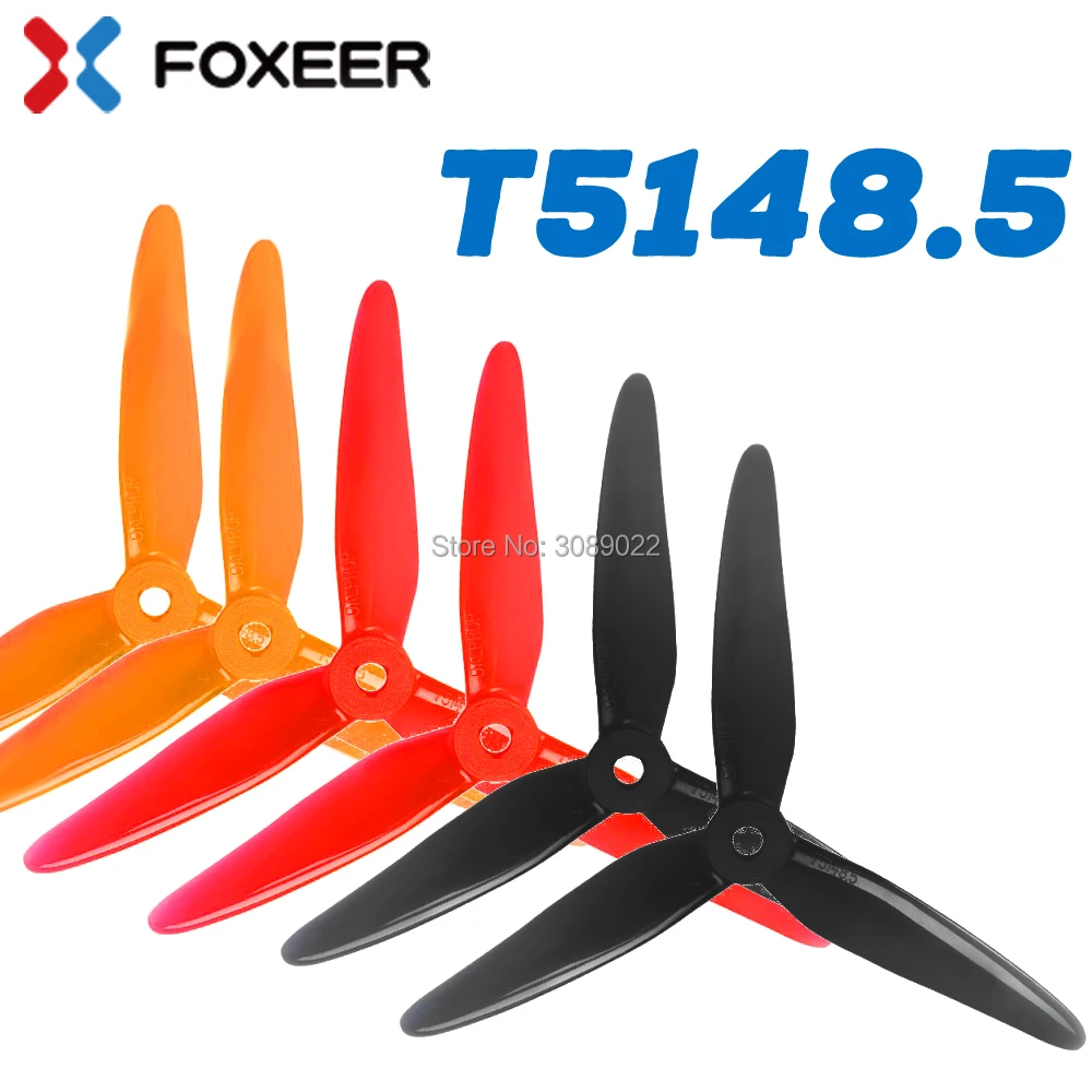 

24 Pcs /12 Pair DALPROP SpitFire T5148.5 5148 3-Blade Propeller Props CW CCW Brushless Motor POPO Propeller for FPV Racing Drone