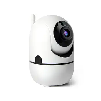 

1080P Automatic Tracking Wireless Surveillance Camera Wifi Network Remote Mobile Phone Housekeeping Artifact Ipc White