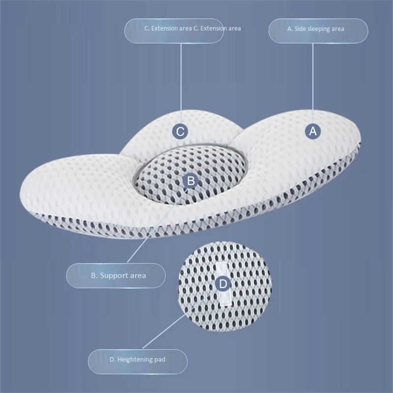 Задняя подушка в форме листа с гречиной, подушка для сна, кровать, Подушка для беременных, поддержка поясницы, дисковая грыжа, защитная подушка