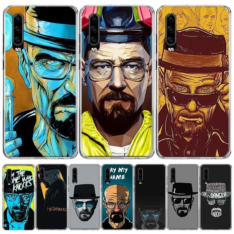 Heisenberg Breaking Bad Phone Case For Huawei P30 Lite P10 P20 P40 P50 Cover Mate 40 Pro 10 20 30 Capa Coque Shell | Мобильные