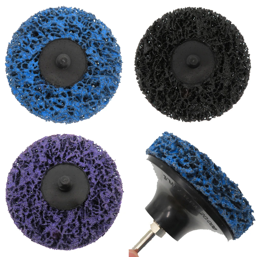 

10PCS Sanding Discs Set, 3" 3 inch Type R Roll Lock Discs Pads Sanding Roloc Abrasives tools