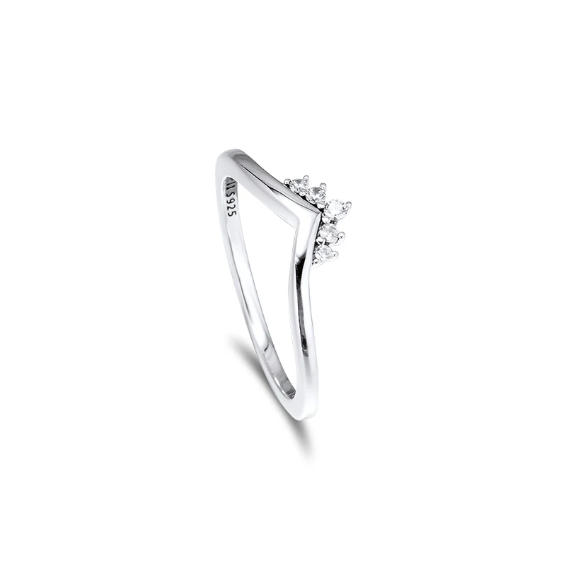 Tiara-Wishbone-Rings-100-Authentic-925-Sterling-Silver-Jewelry-Free-Shipping (2)