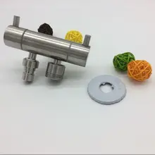 Ming biao сантехника 304 нержавеющая сталь матовый один холодный нержавеющая сталь двойного назначения угловой клапан стиральная машина воды Экстра