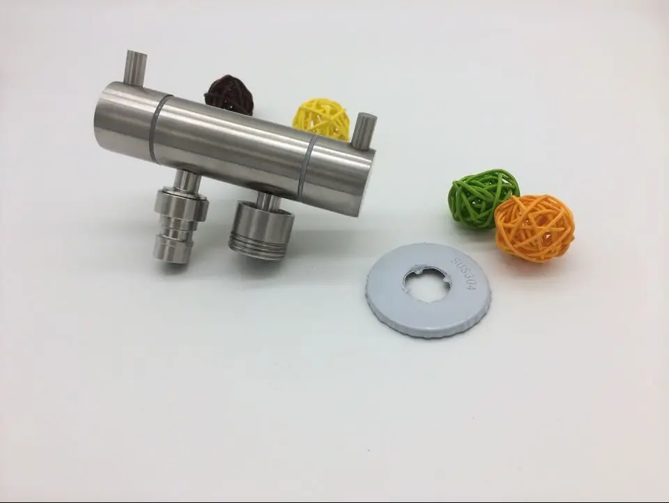 

Ming biao Sanitary Ware 304 Stainless Steel Brushed Single Cold Stainless Steel Dual-Use Angle Valve Washing Machine Water Extra