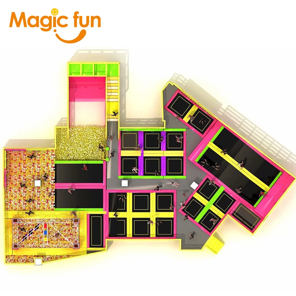 Волшебный Забавный надувной батут-парк по индивидуальному заказу с курсом