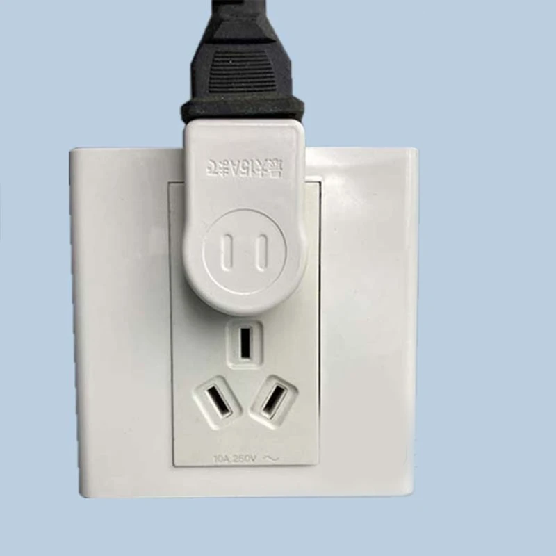 Plug Male to Female Socket 2 Outlets 90 Degree Down or Right Angle Plug Extender, Wall Adapter