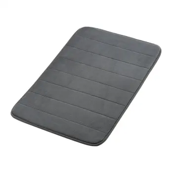 

Vertical Grain Memory Cotton Carpet Soft Mat Home Bathroom Mat Powerful Anti-Skid Pad Quick Water Absorbent Mat 40x60CM