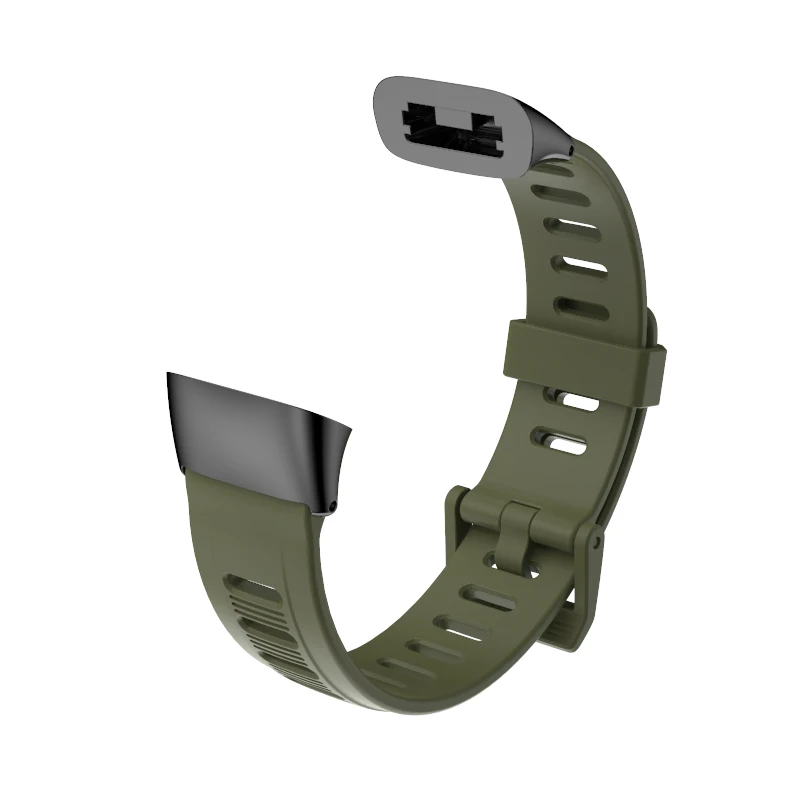 Для Huami Amazfit Cor 2 ремешок умный ремешок Спортивный Браслет Силиконовый сменный Браслет аксессуары - Цвет: Army Green