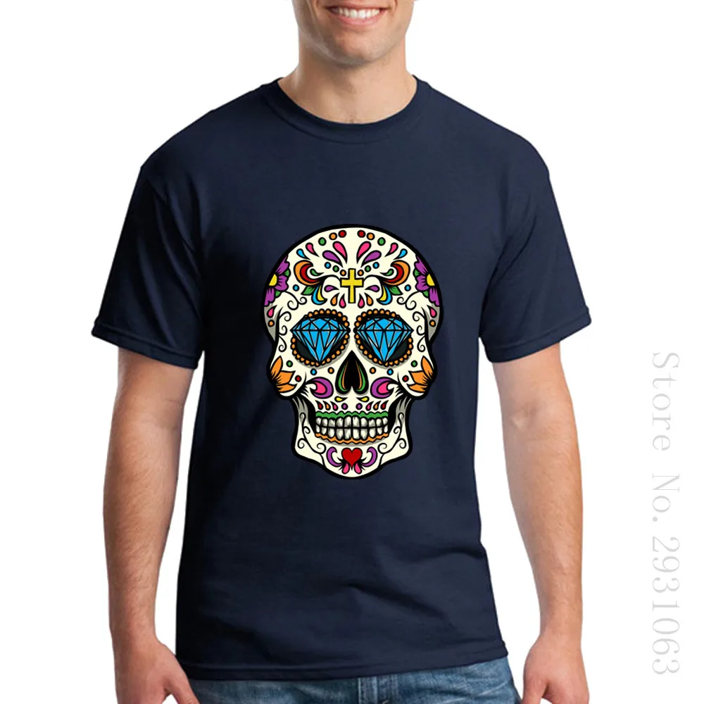 

ChampionS For Man 3d T Shirts Sugar Skull Mexican High Quality Tee tShirts Cotton t-Shirts Camisetas Cannon feyenoord male Guccy