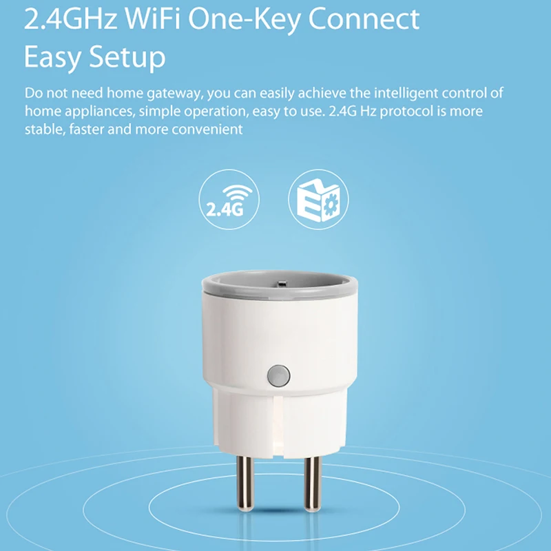 Smart Plug ЕС Поддержка Amazon Alexa Google Home IFTTT удаленного Управление переключатель Wi Fi мини