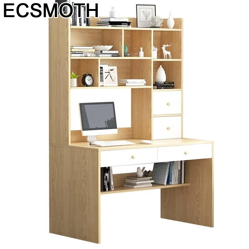 

Oficina Stand Escrivaninha Scrivania Ufficio Bed Tray Escritorio Mueble Tablo Laptop Bedside Computer Mesa Table With Bookcase