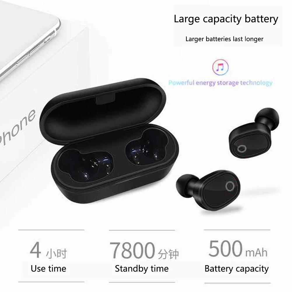 Bluetooth 5,0 беспроводные музыкальные мягкие мини стерео наушники портативный Громкая связь Звук зарядный чехол бинауральный микрофон