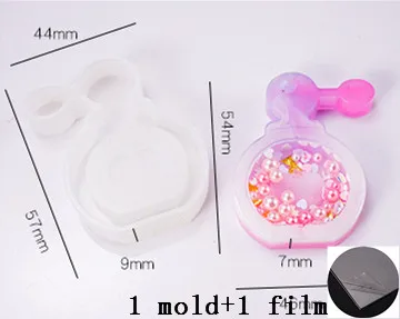 Perfume bottles 1 шт. шейкер формы ювелирные изделия Плесень брелок кулон Смола эпоксидной AB смолы шейкер Шарм для DIY ювелирных изделий - Цвет: Perfume bottles
