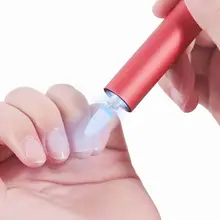 1 шт. Алмазная дрель для ногтей со светодиодный светильник портативный USB пилка для ногтей сверлильный станок для маникюра пилка для ногтей электрическая фрезерная шлифовальная машина