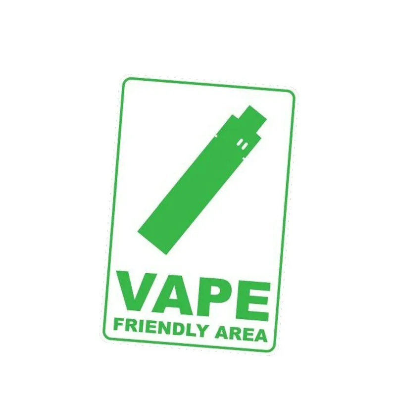 13 см x 9 2 VAPE дружественный знак Стикеры виниловые катушка Ecig атомизатора бака мод