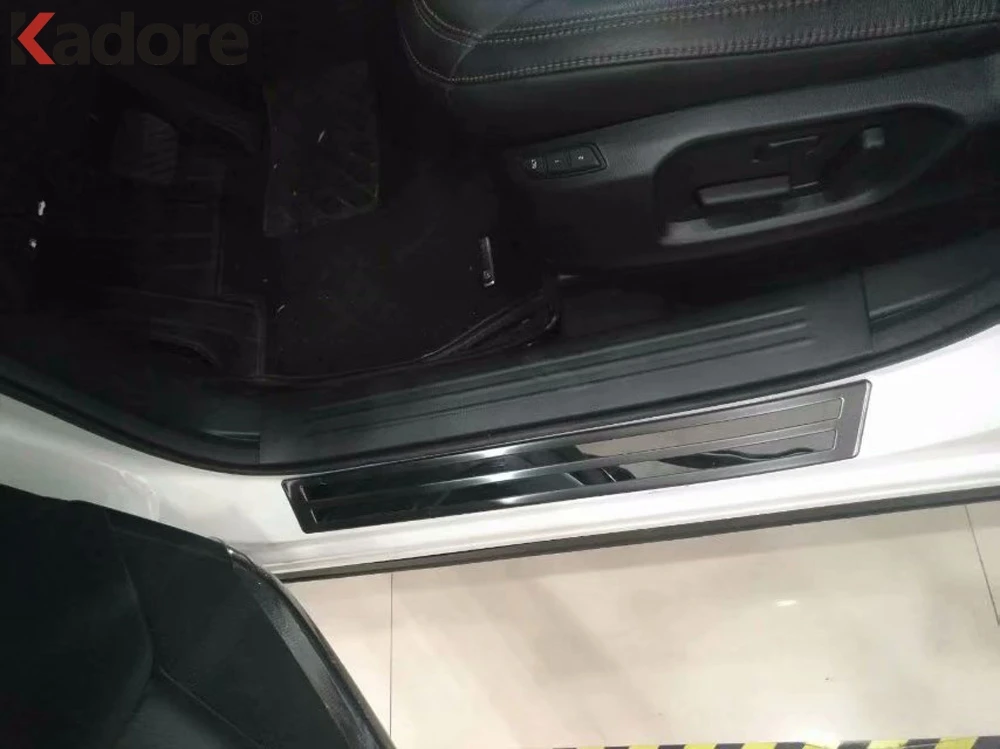 Для Mazda CX 5 CX5 2017 2019 2020 накладка из нержавеющей стали для порога Накладка протектор