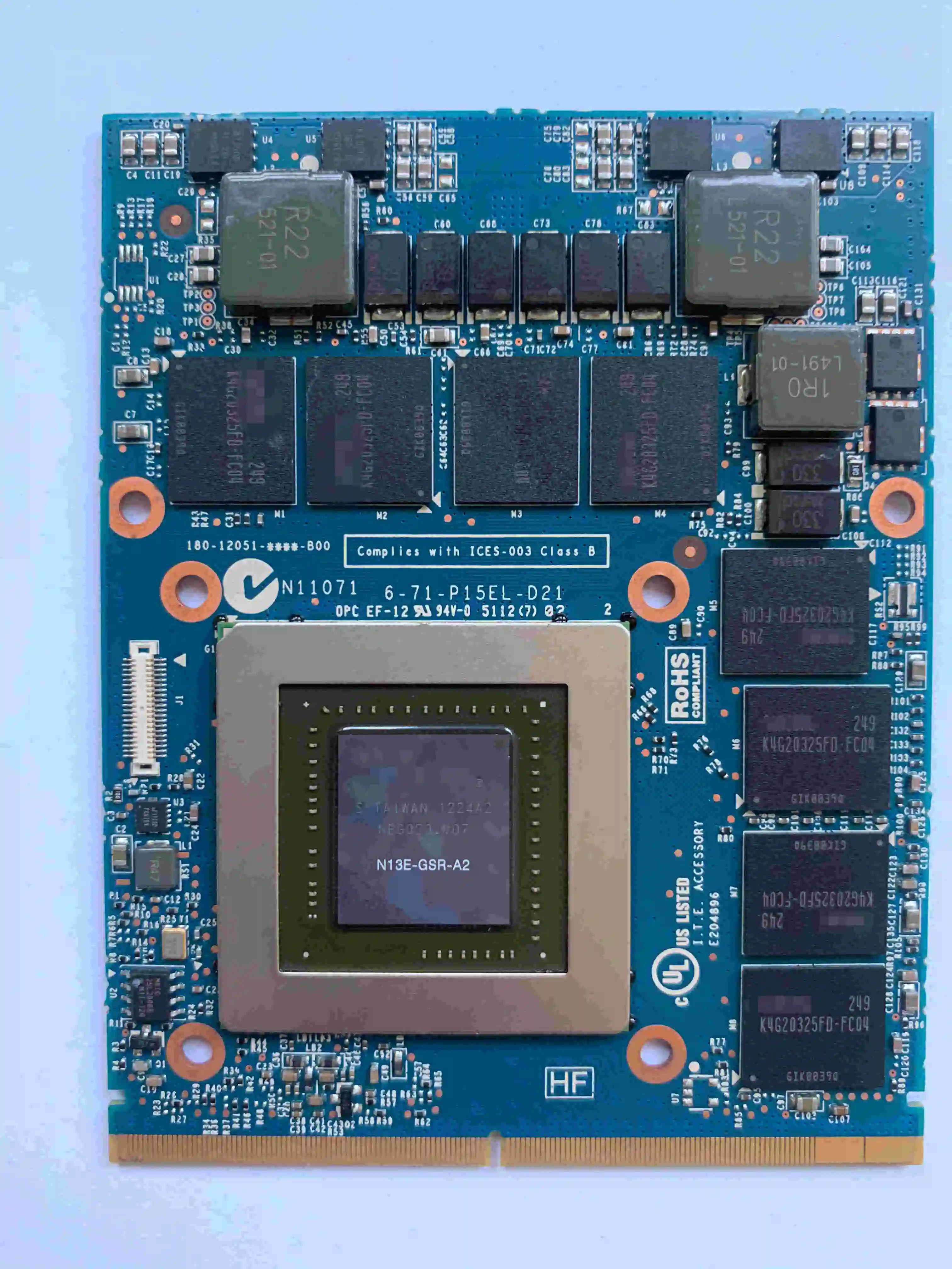 

Видеоплата Clevo X511 X711 X7200 X8100 P150HM P170HM P150EM P170EM P150SM P170SM GTX 675MX GDDR5 4 Гб 6-71-P15EL-D21-6 VGA