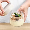 Glass Storage Jar Sealed Food Storage Container Household Multi-function Small Tea Cans Grains Candy Storage Salad Dessert Bowl 5