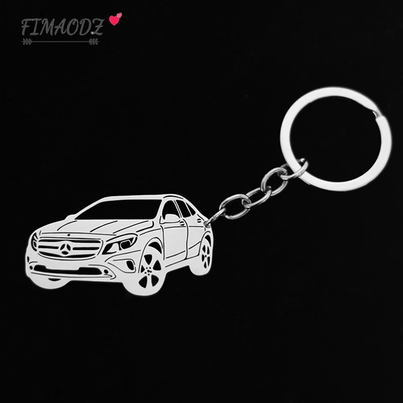 Модный автомобильный брелок FIMAODZ новинка стильный из нержавеющей стали в форме